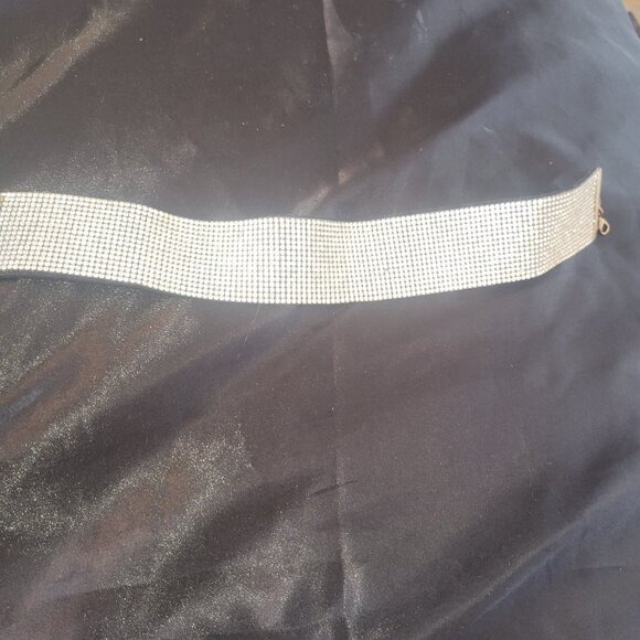 Rhinestone choker necklace - Picture 1 of 5